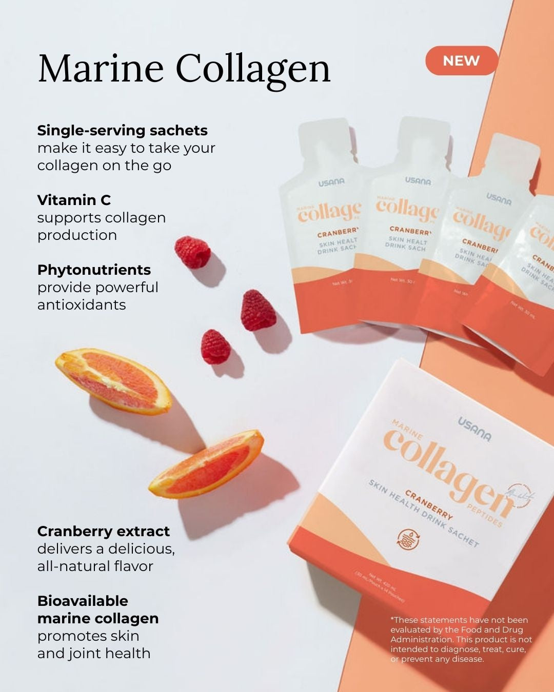 USANA Marine Collagen Peptides – Radiance & Mobility from Within