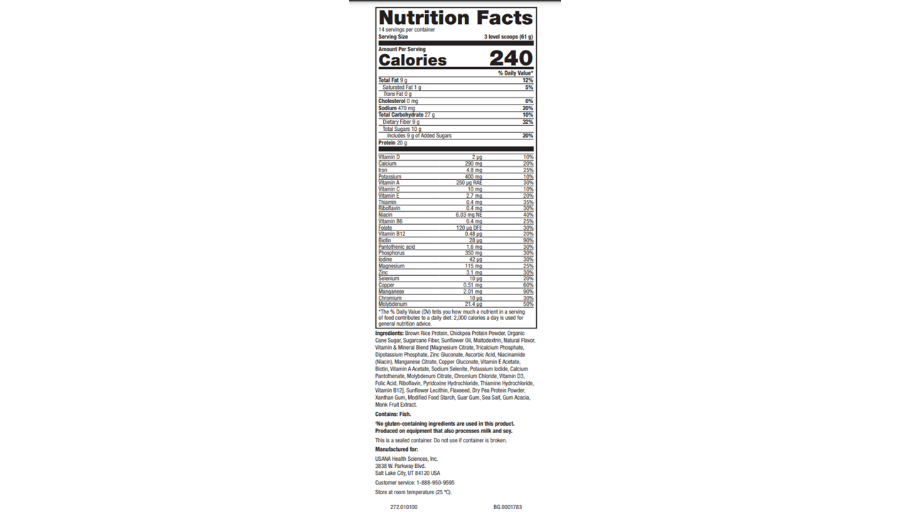 Nutrimeal Free Active - 14 Individual Pouches