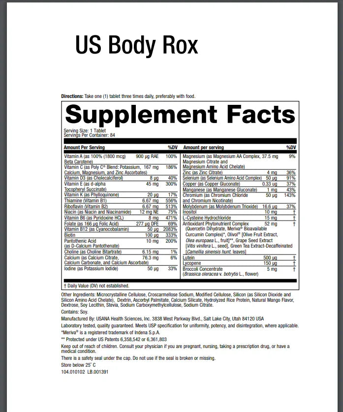 usana vitamins for teens