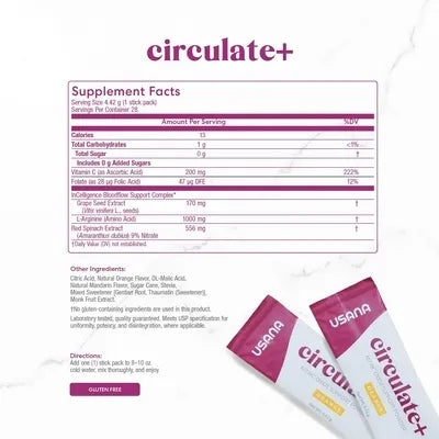 USANA Circulate+ Pack with Test Strips – See Your Circulation in Action