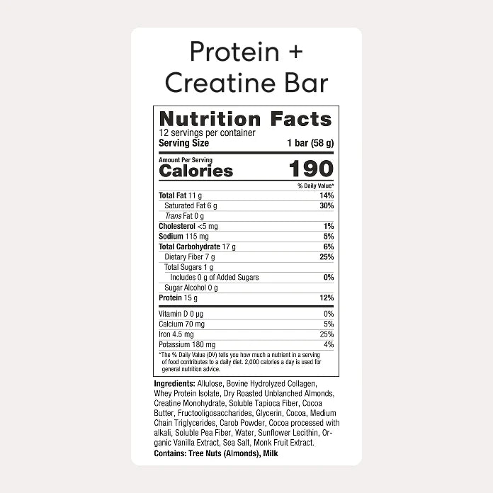 Protein + Creatine Bar