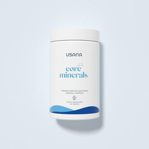 USANA Core Minerals is a USANA Supplement that provides a premium blend of highly absorbable minerals and trace minerals, plus a valuable amino acid and vitamin C.  It is one of the USANA products with the highest consumption and value.