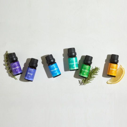 Colección de aceites esenciales puros de USANA