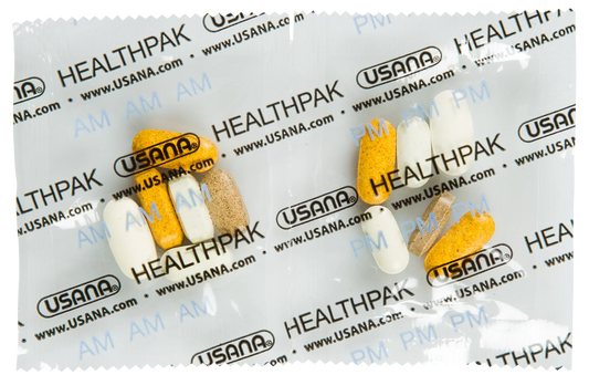 USANA HealthPak™ – Daily AM/PM Supplement Pack with CellSentials®, MagneCal D & Booster for Total-Body Wellness