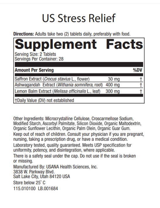 USANA Stress Relief